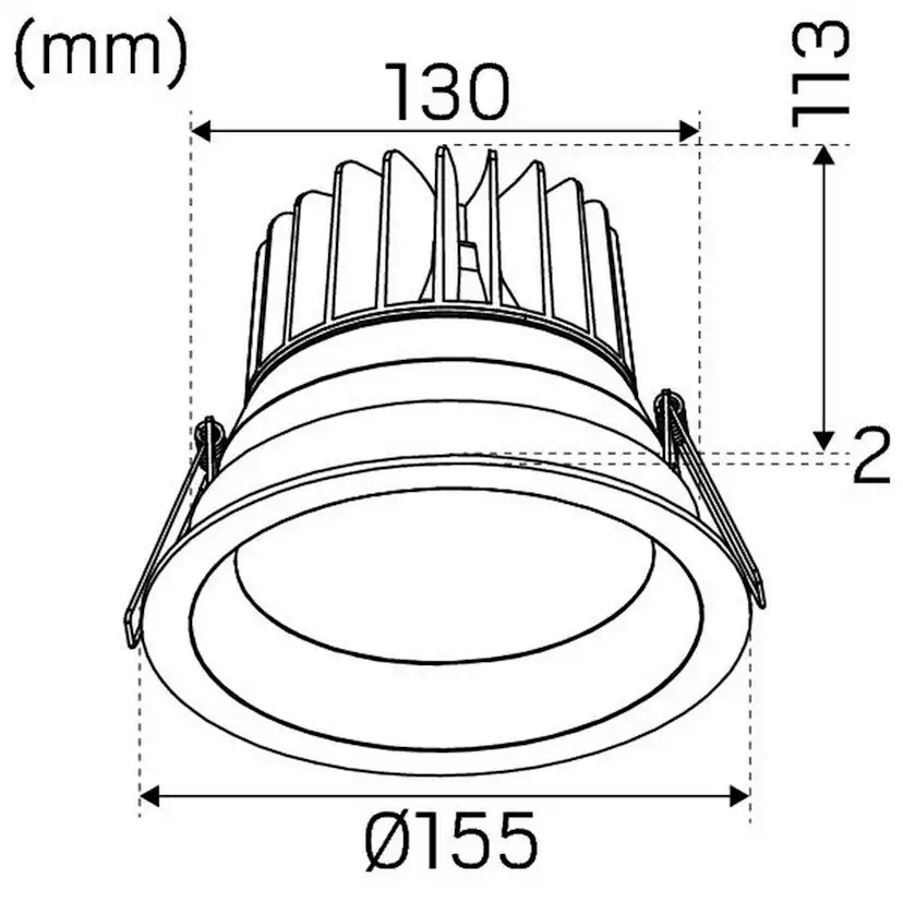Downlight Hide-a-lite Solo Maxi G2 3000K