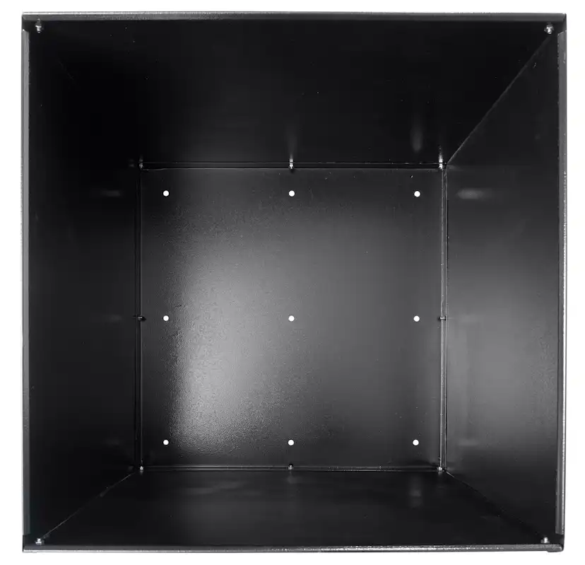 Ytterkruka Skotte Garden Plantera Svart Förgalvaniserad Stål 60X60X55 cm