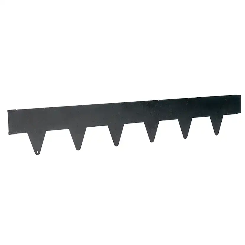 Kantskydd Kreativ Skotte Garden Rabattkant Svart Stål 16X100 cm 4-Pack för Gräskant & Grusgång