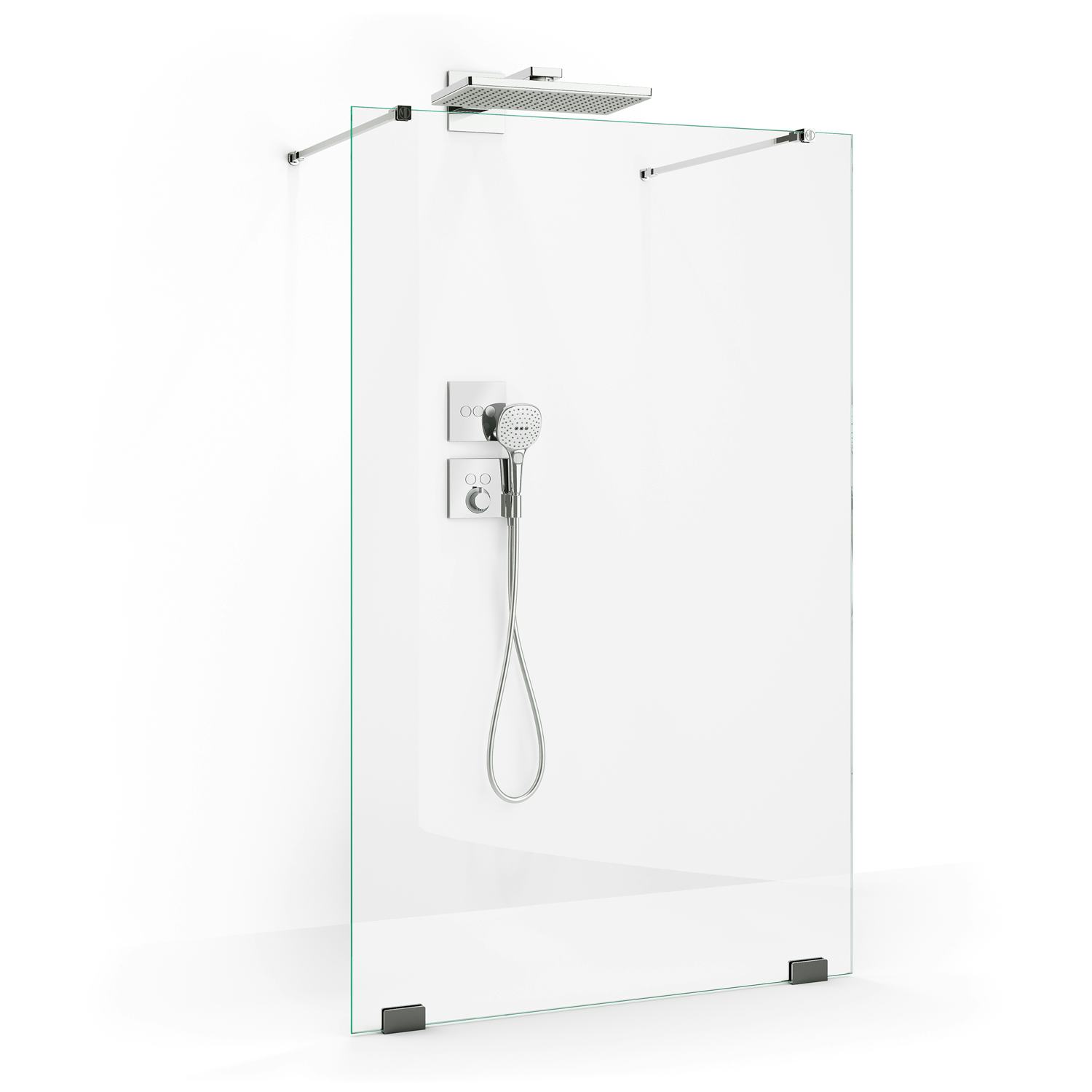 Duschvägg Macro Design Grace Fri