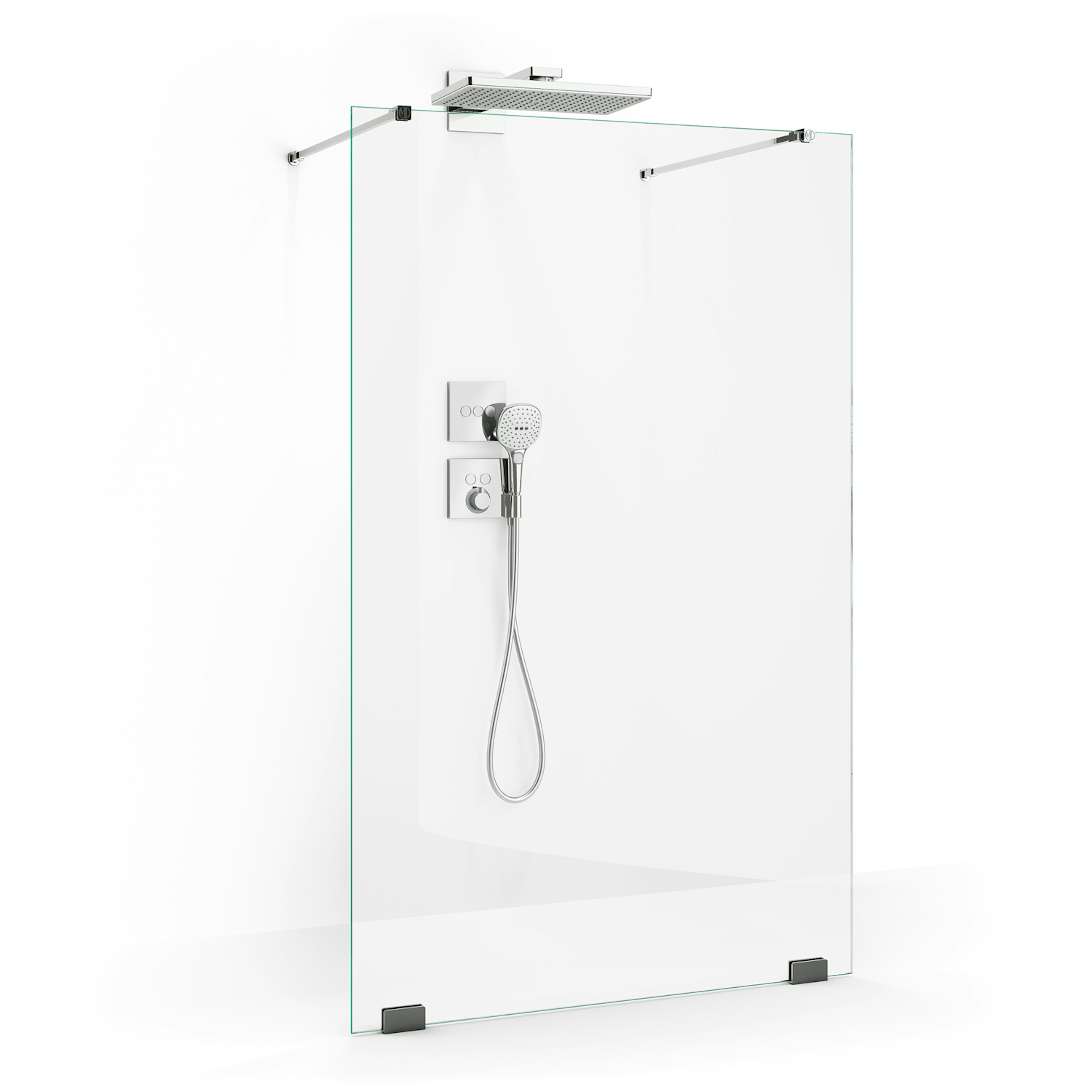 Duschvägg Macro Design Grace Fri