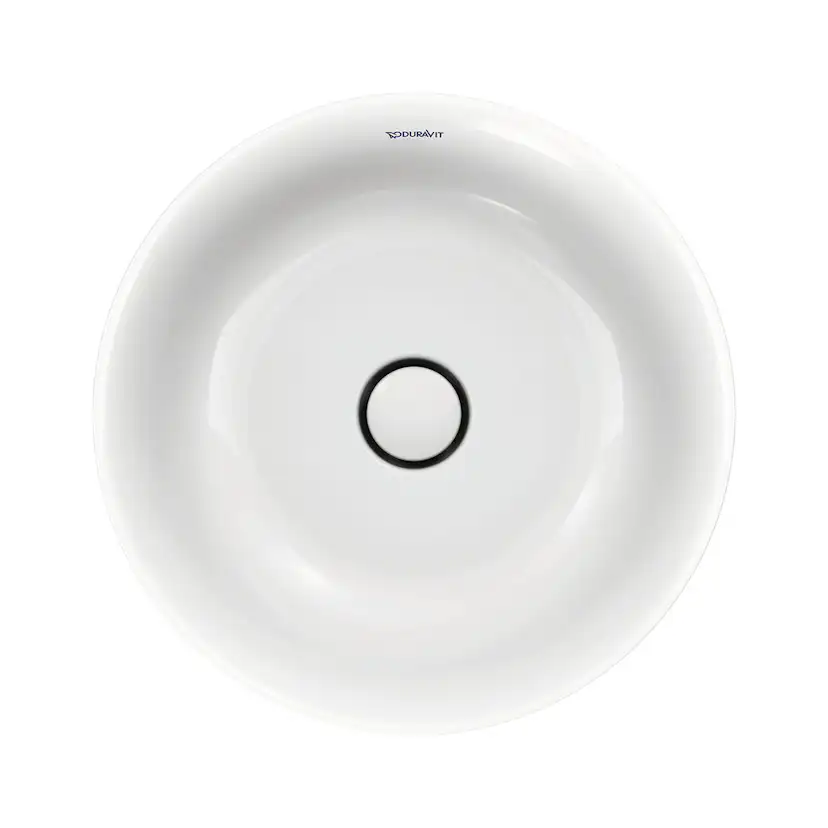 Tvättställ Duravit White Tulip för Placering på Bänkskiva Vit Högblank 430 mm