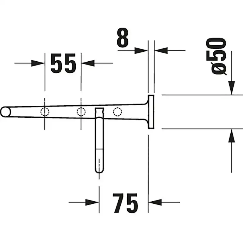Handdukshylla Duravit Starck T 009944