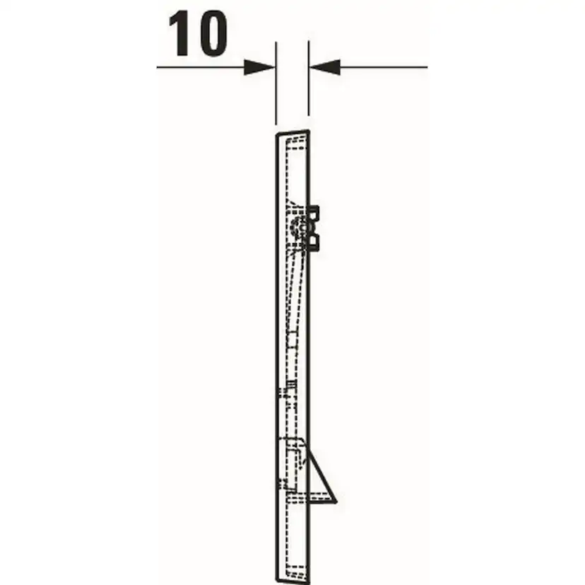 Spolplatta Duravit DuraSystem