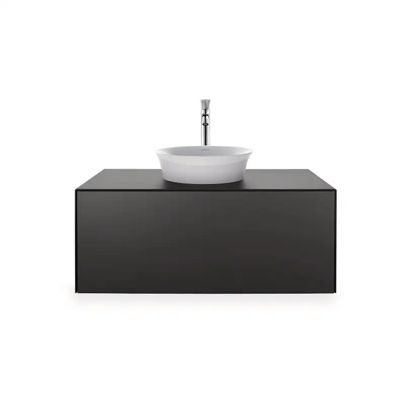 Tvättställ Duravit White Tulip för Placering på Bänkskiva Vit Högblank 430 mm