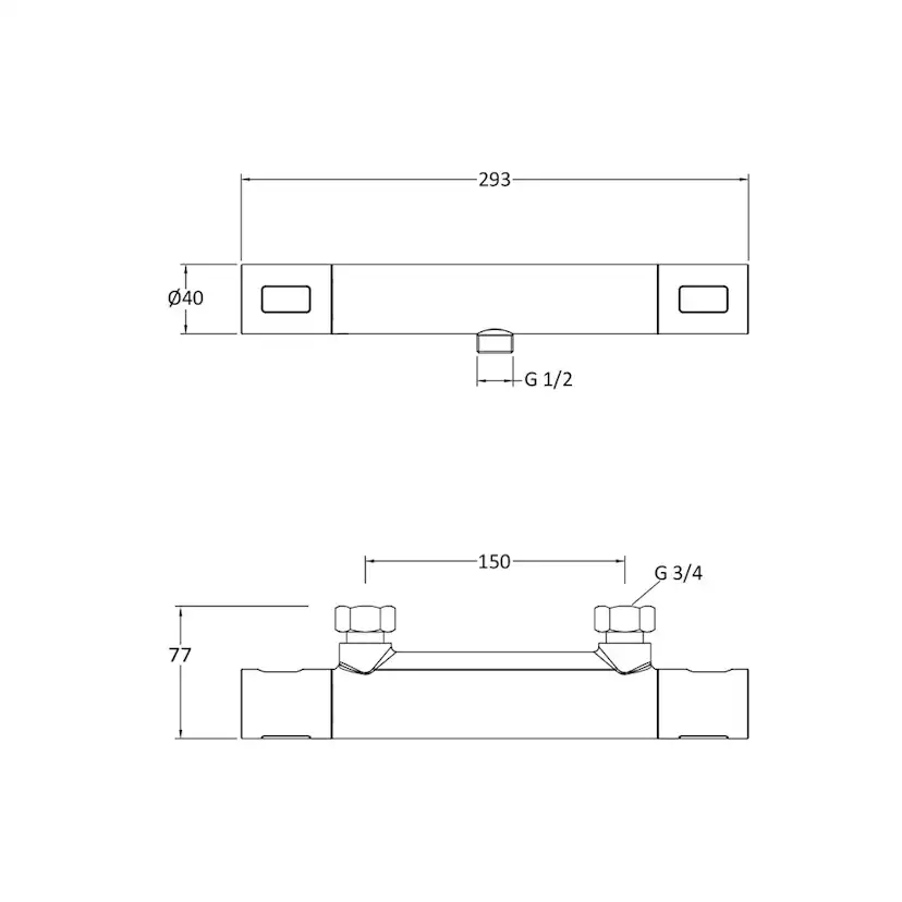 Duschblandare Hafa Mix Round