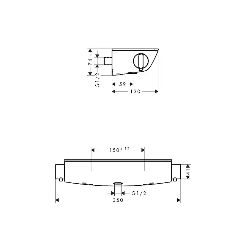 Duschblandare Hansgrohe Ecostat Select