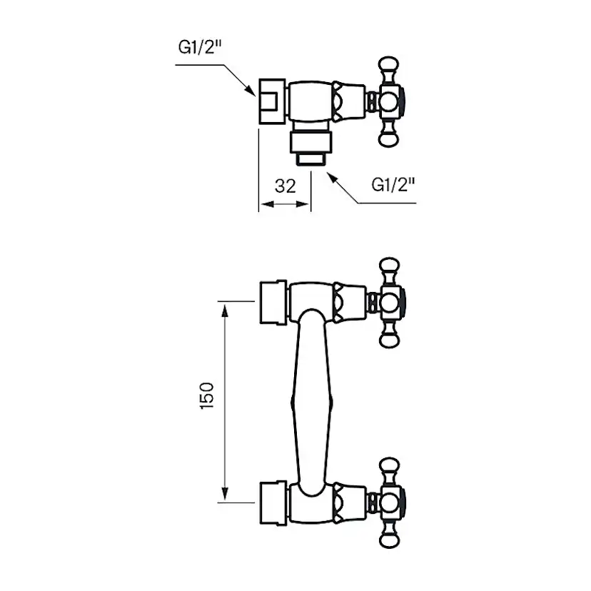 Duschblandare Tapwell Classic FBLV 168