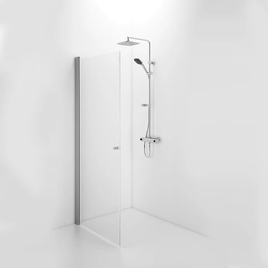 Duschdörr Contura Shower Space Rak SPNK med Knopp