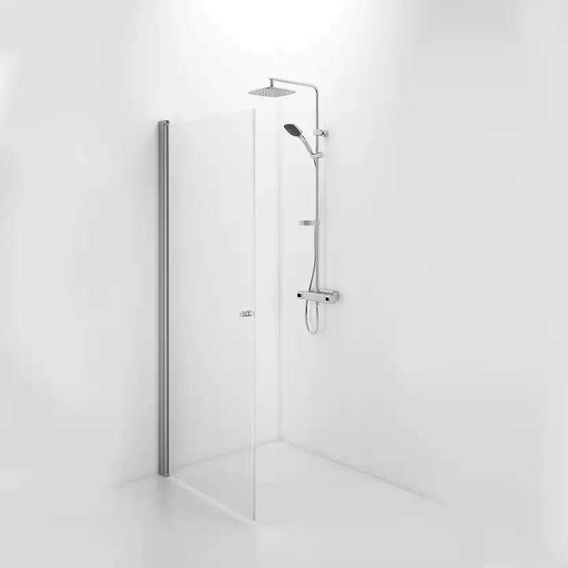 Duschdörr Contura Shower Space Rak SPNK med Knopp