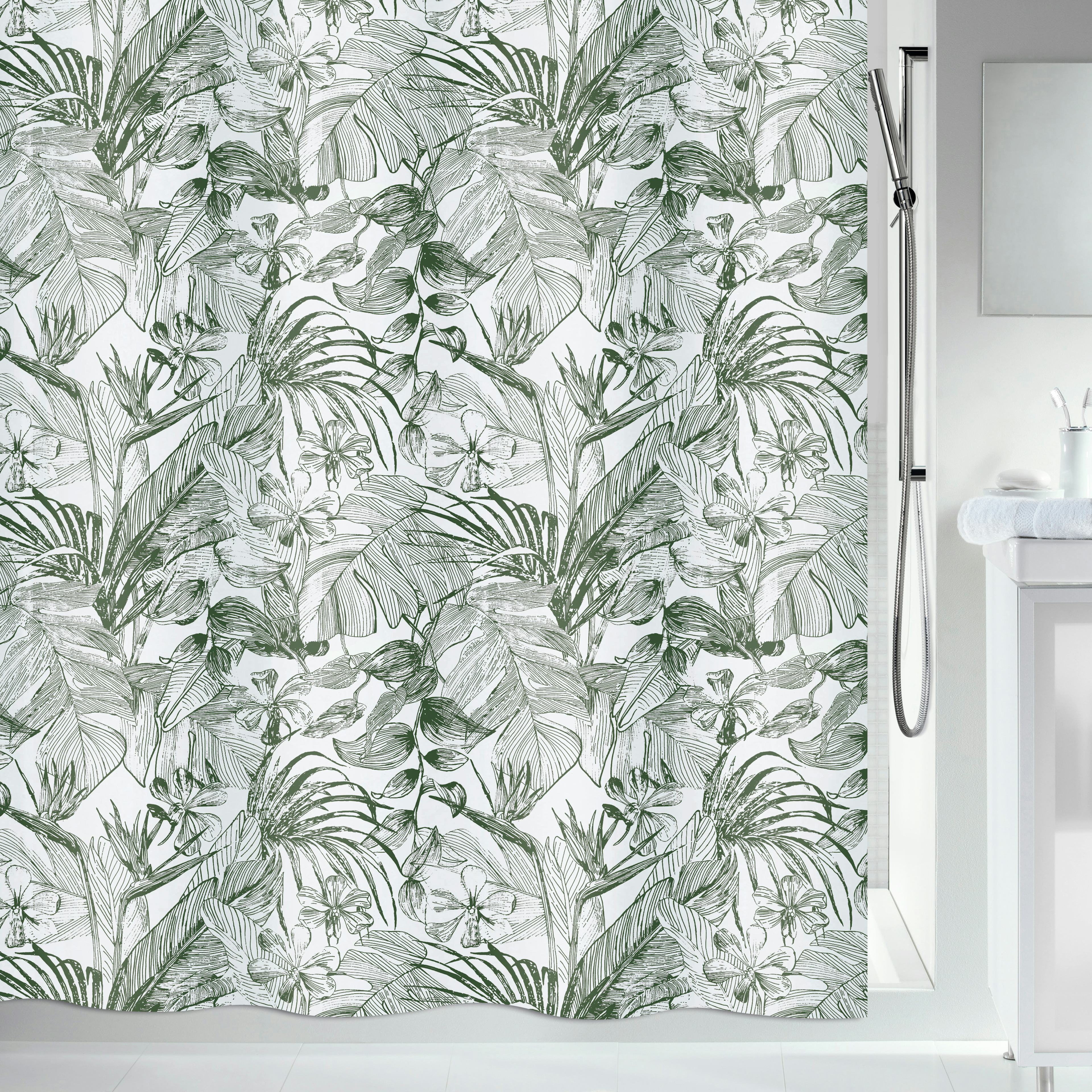 Duschdraperi Spirella Tropic 180X200