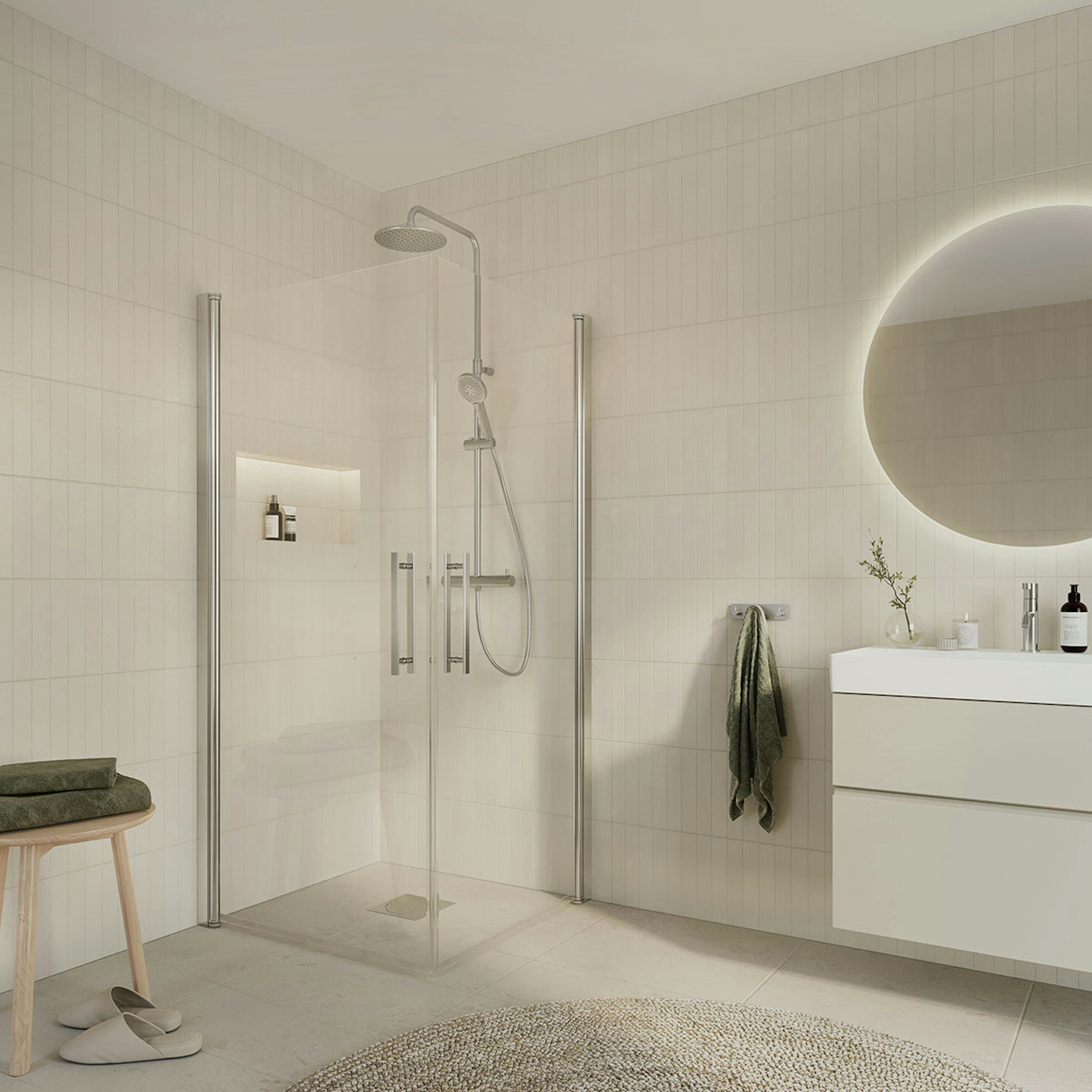 Duschhörn Arrow Corner Klarglas