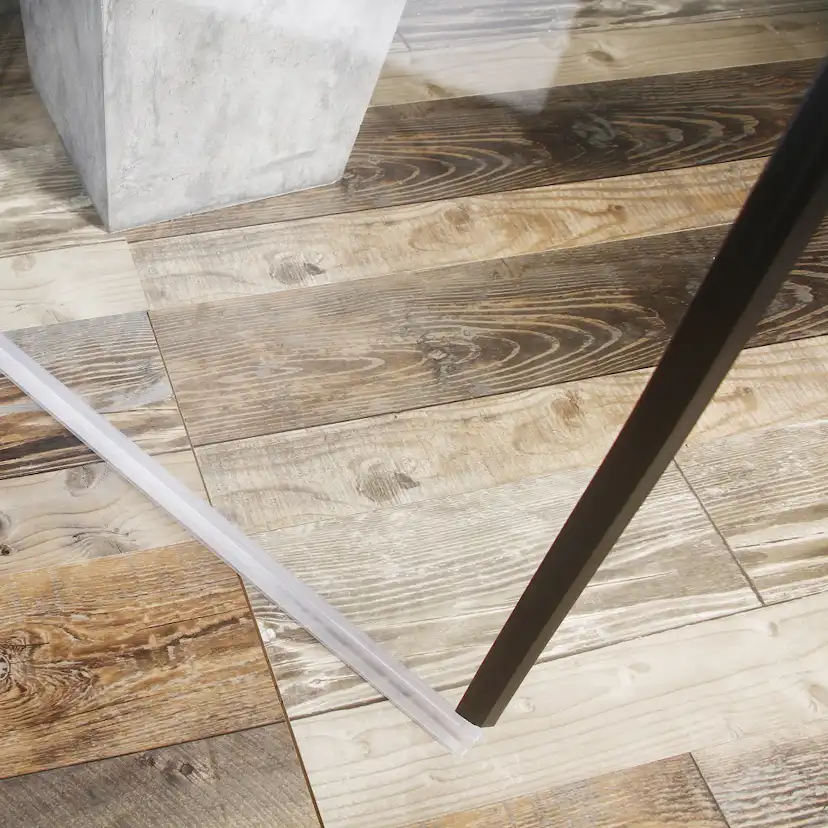 Duschhörn Bathlife Mångsidig Rund Dörr 45° Svart