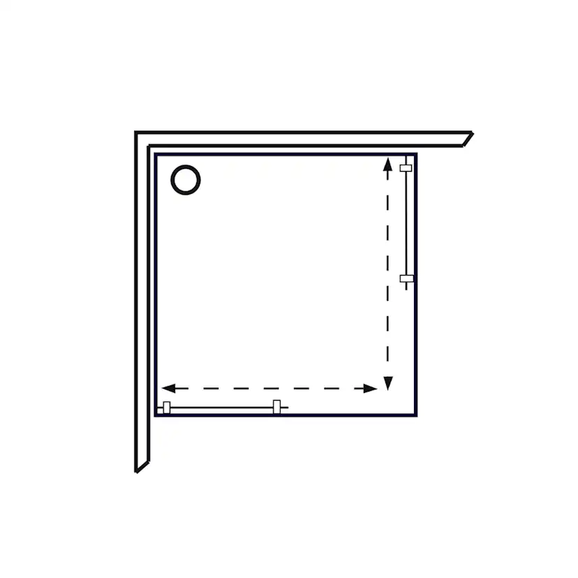 Duschkabin Hafa Polaris Square
