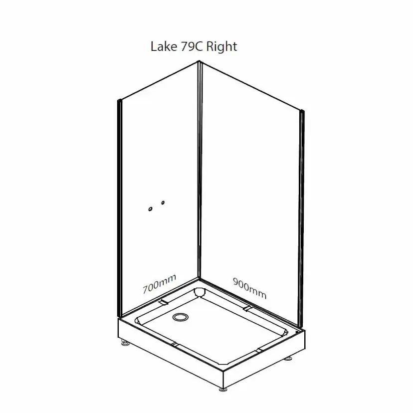 Duschkabin Noro Lake C