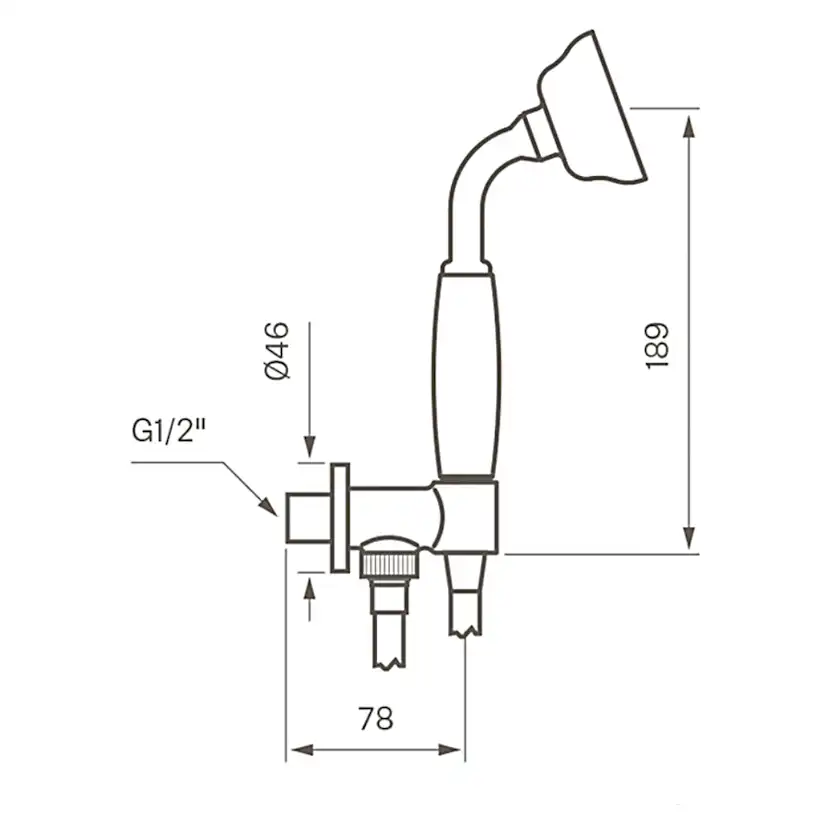 Duschset Tapwell Box 300/300 Classic för Inbyggnad