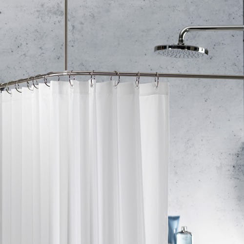 Duschstång Spirella 170x75 Krom