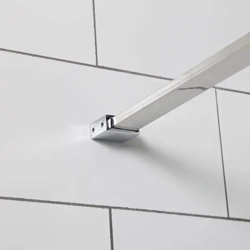 Duschvägg Bathlife Mångsidig Rak Vägg Delvis Frostat Glas