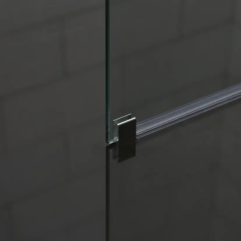 Duschvägg Bathlife Mångsidig Rak Vägg Delvis Frostat Glas