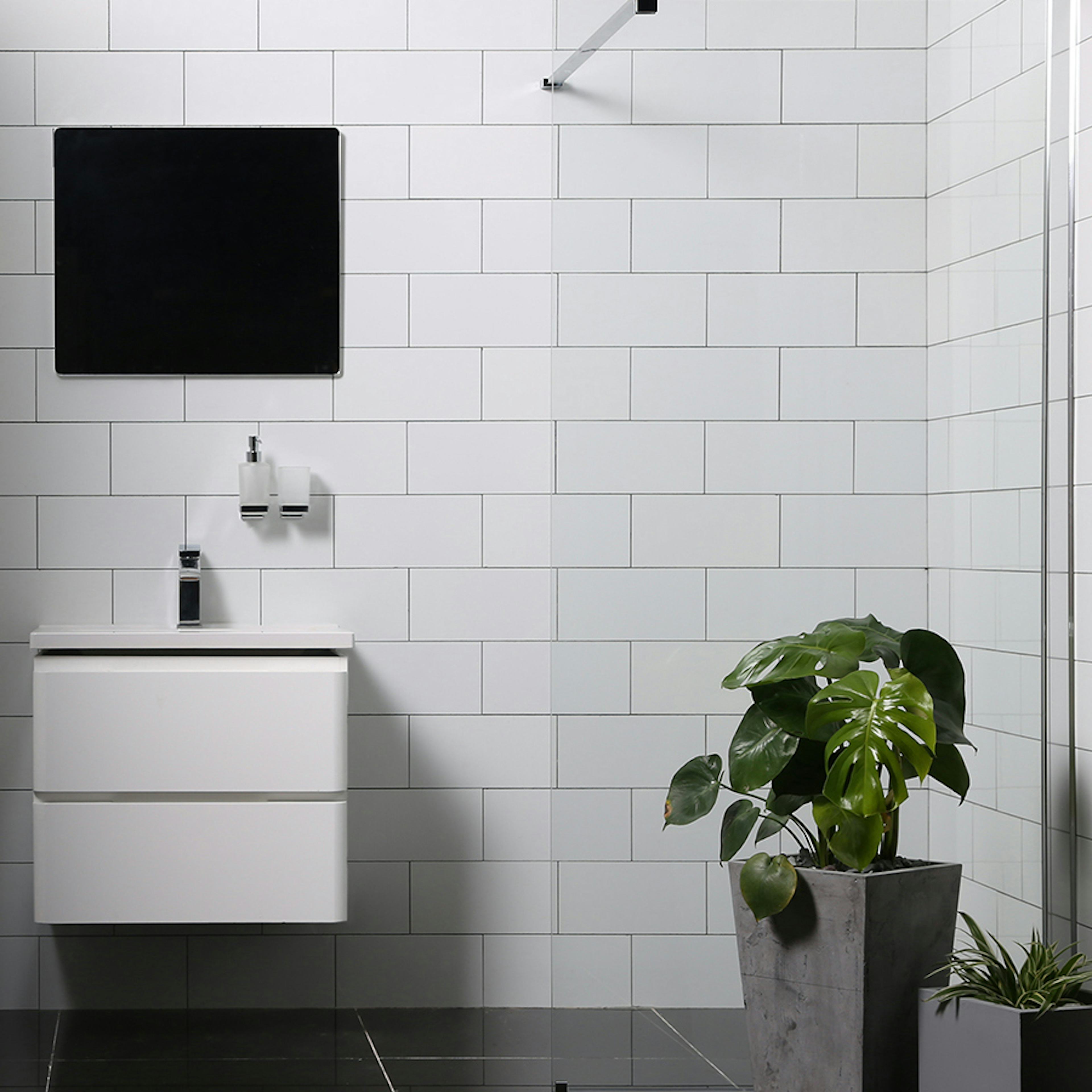 Duschvägg Bathlife Mångsidig Rak