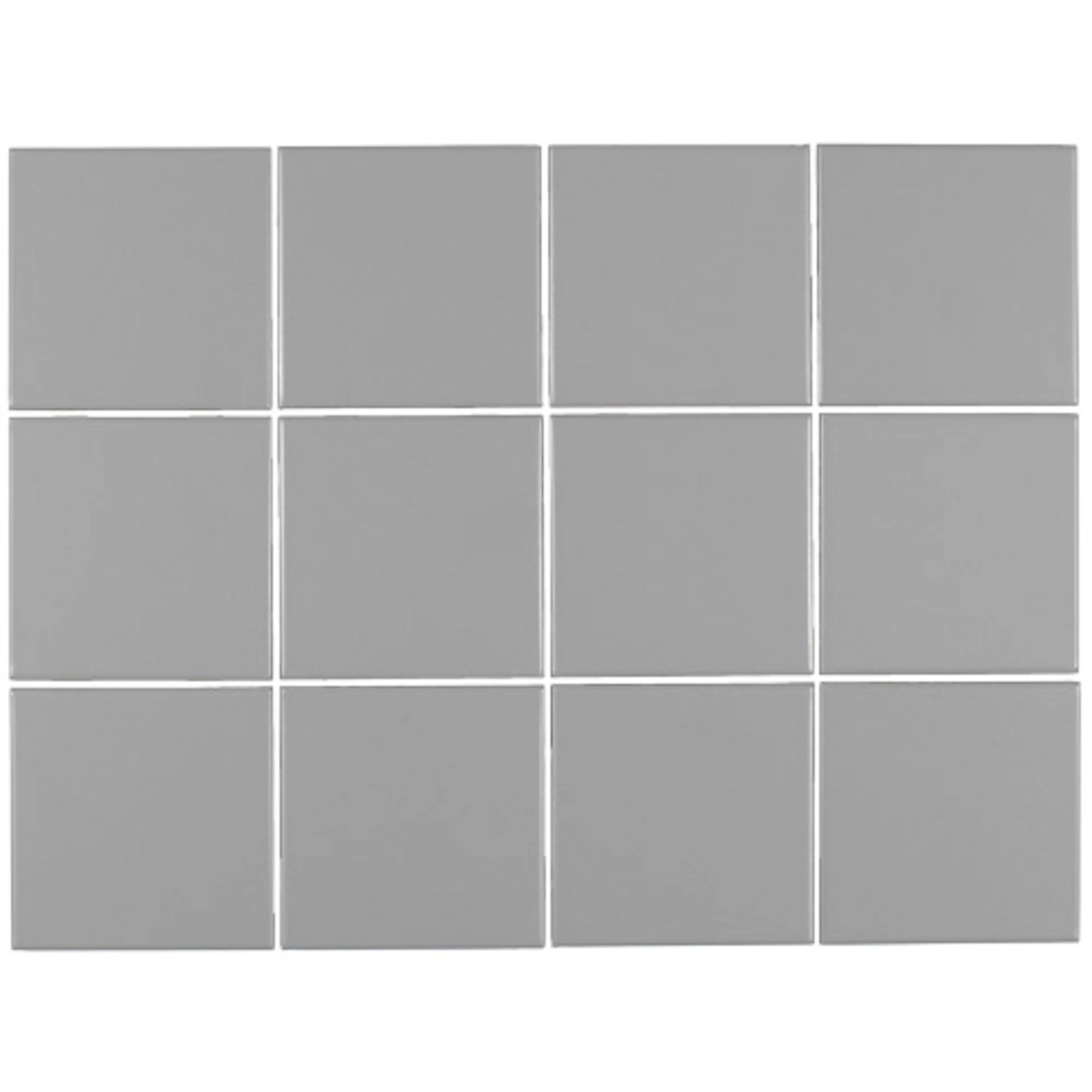 Klinker Arredo Unicolor Mid Grå 10x10 cm