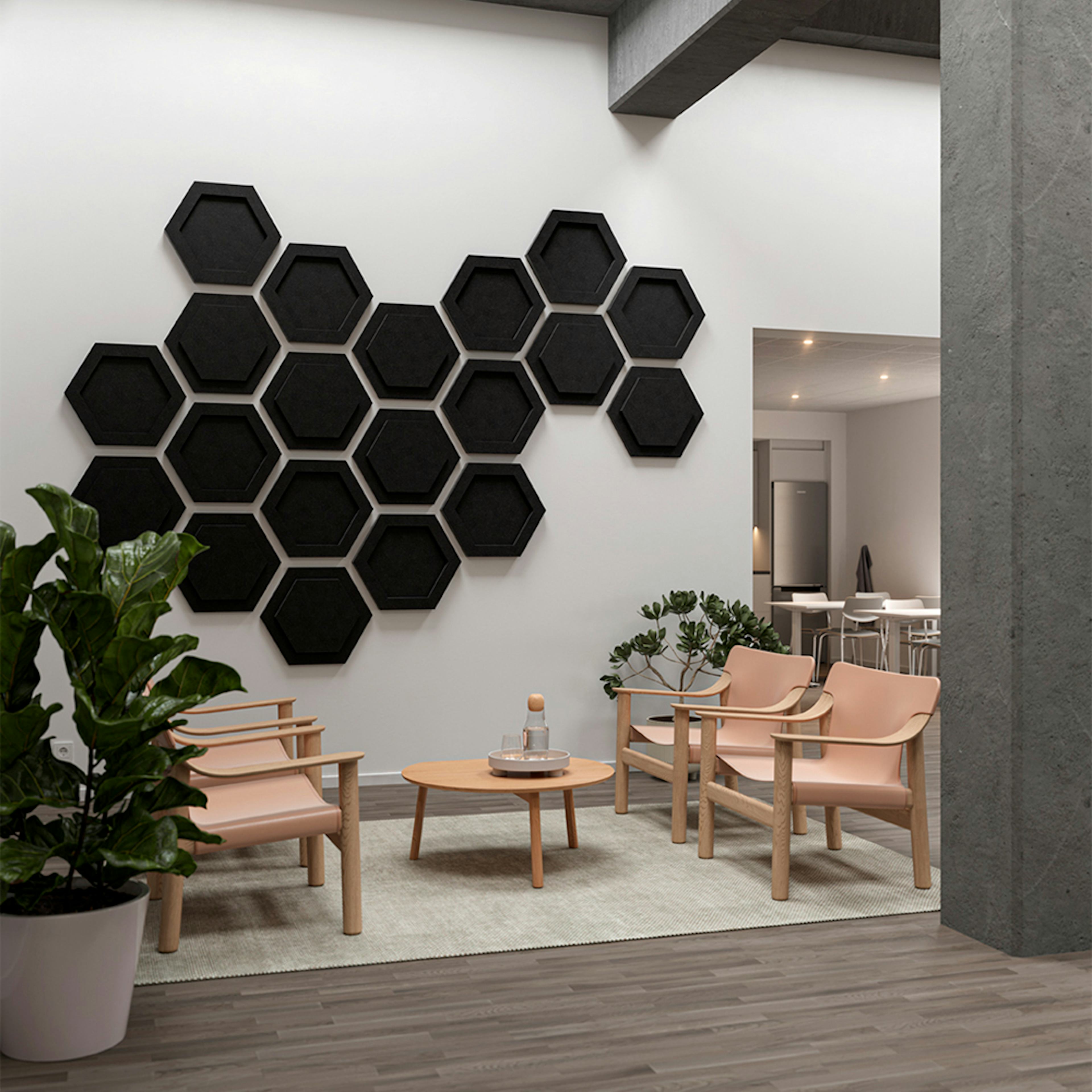 Ljudabsorbent Lanab Group Edge 2-pack