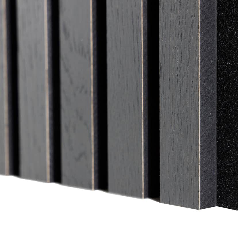 Akustikpanel Wood on wall Ek Grålackad