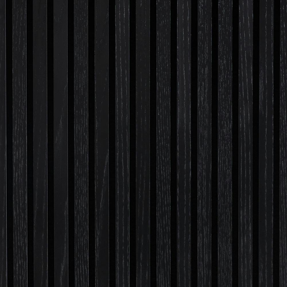 Akustikpanel Wood on wall Ek Svartlackad