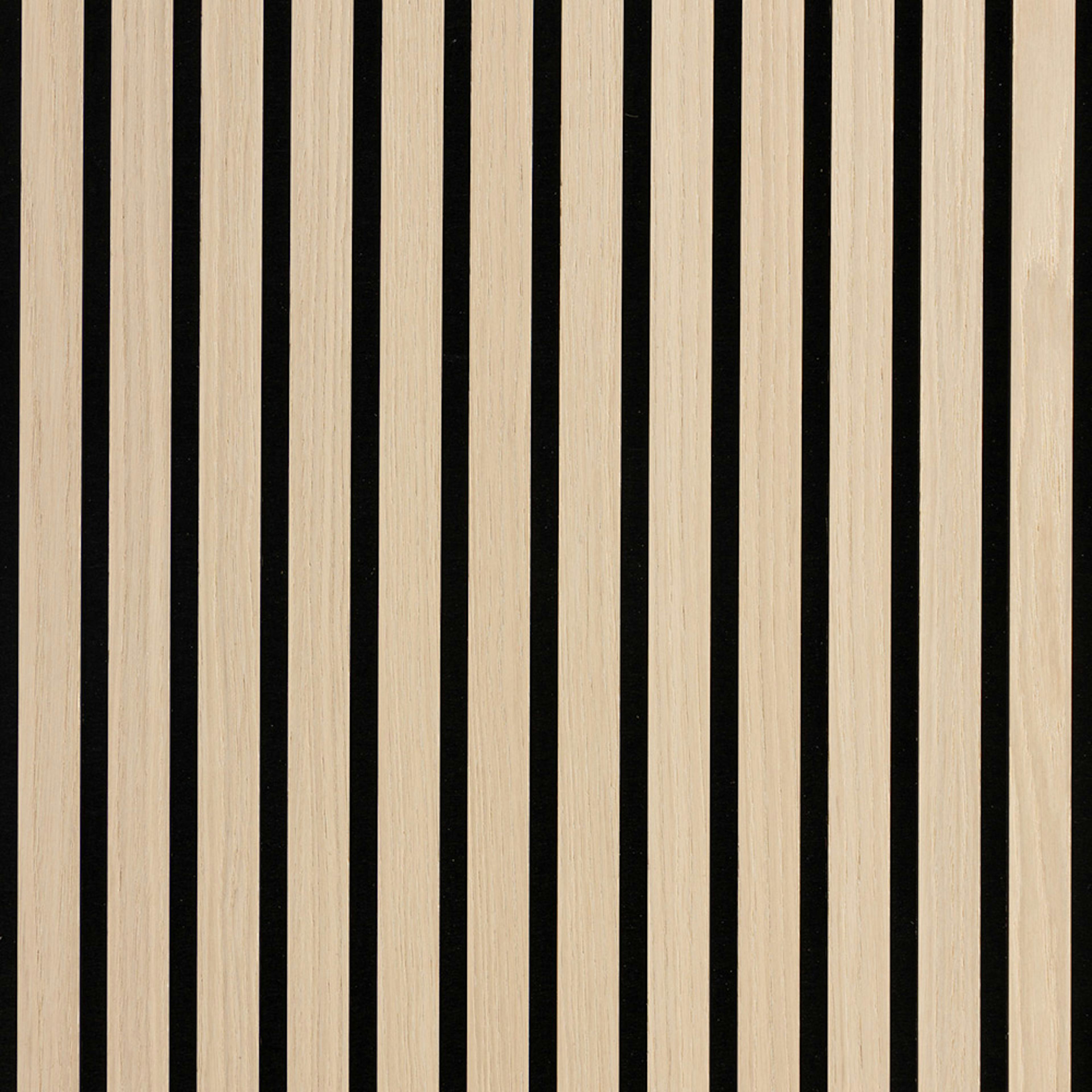 Akustikpanel Wood on wall Ek Vitlackad