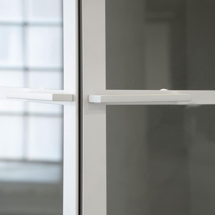 Duschhörn Macro Design Empire Swing Klarglas med Spröjs