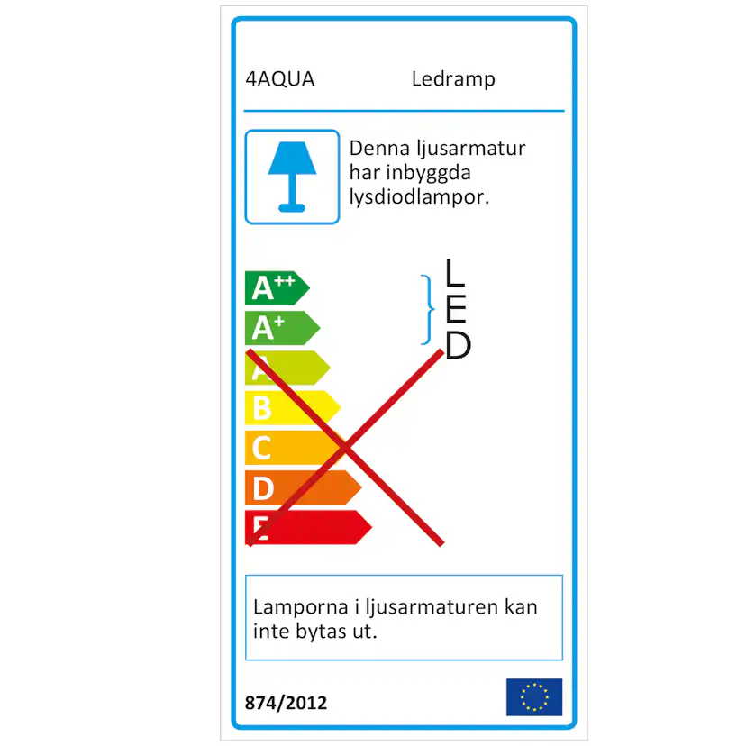 Ljusramp 4AQUA 2 Spottar