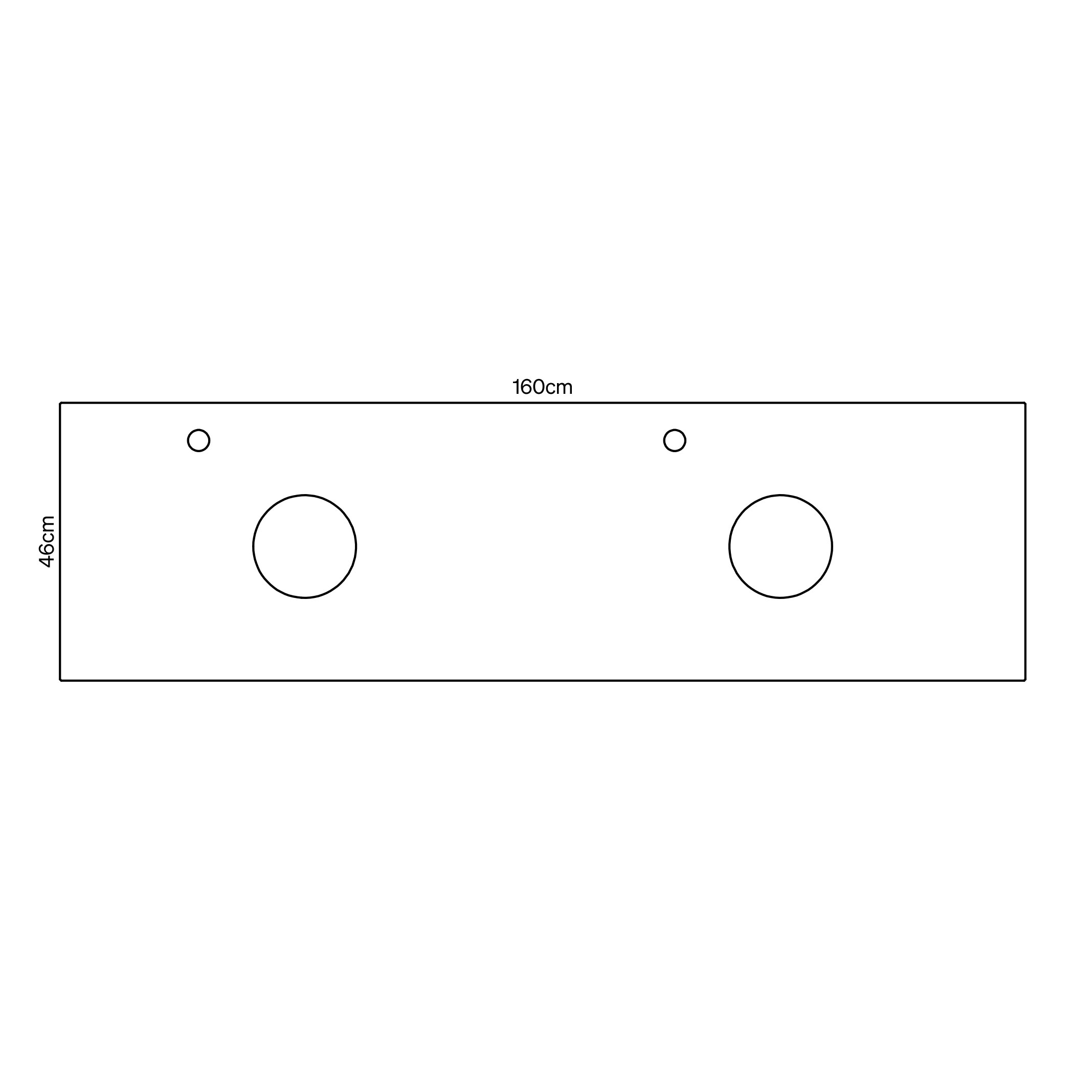 Bänkskiva Svedbergs Epos Sirius Dubbel