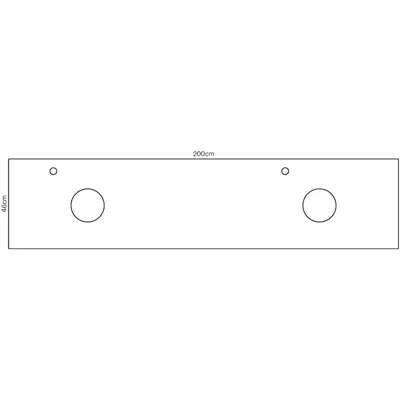 Bänkskiva Svedbergs Epos Danae Dubbel