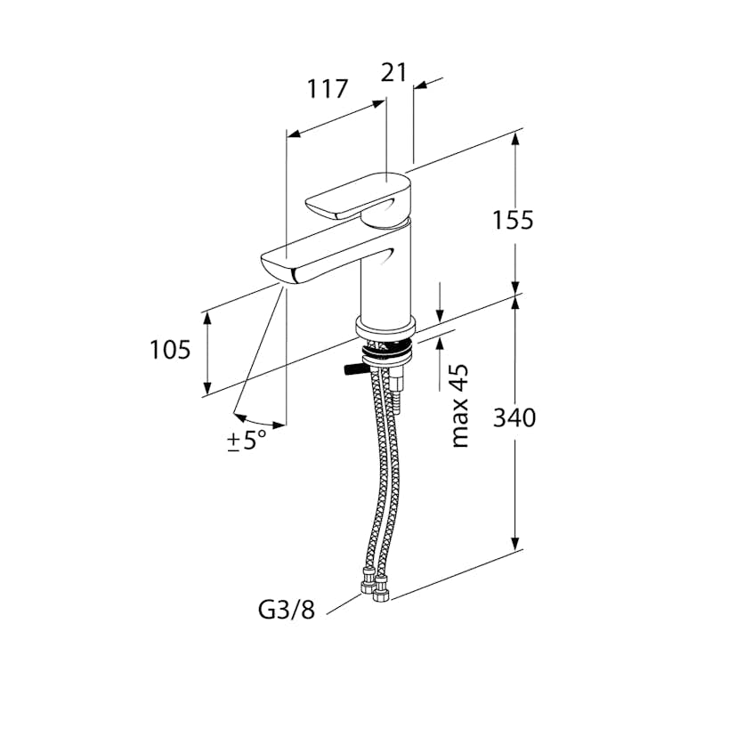 Blandarpaket Gustavsberg Estetic Round 160 cc