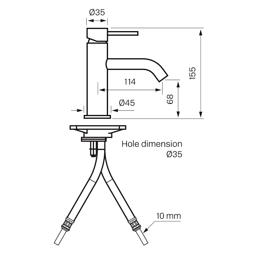 Tvättställsblandare Tapwell EVO EVM 072