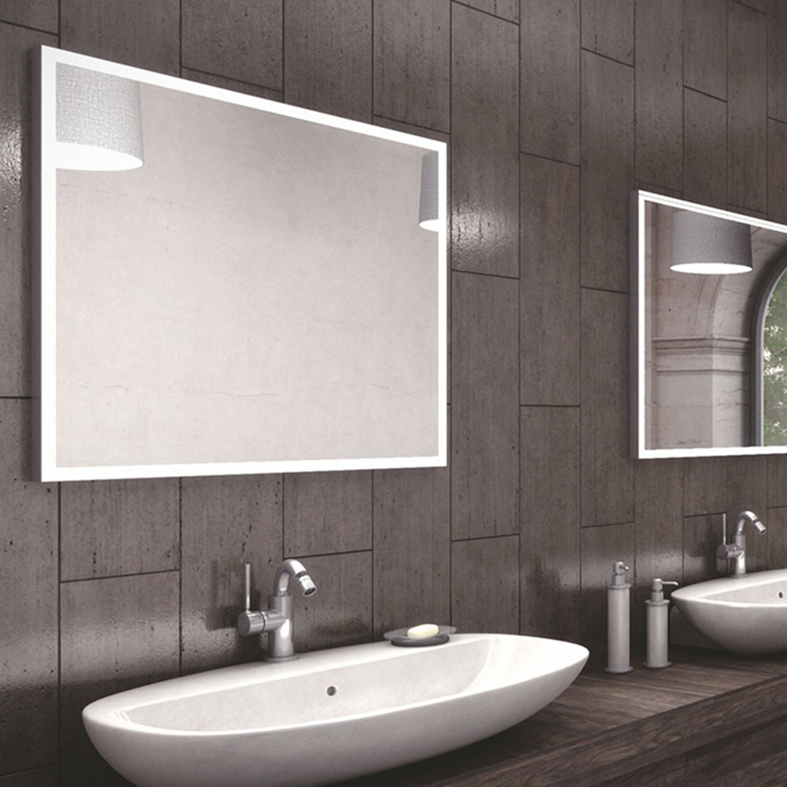Spegel Vidi Evo med LED-belysning