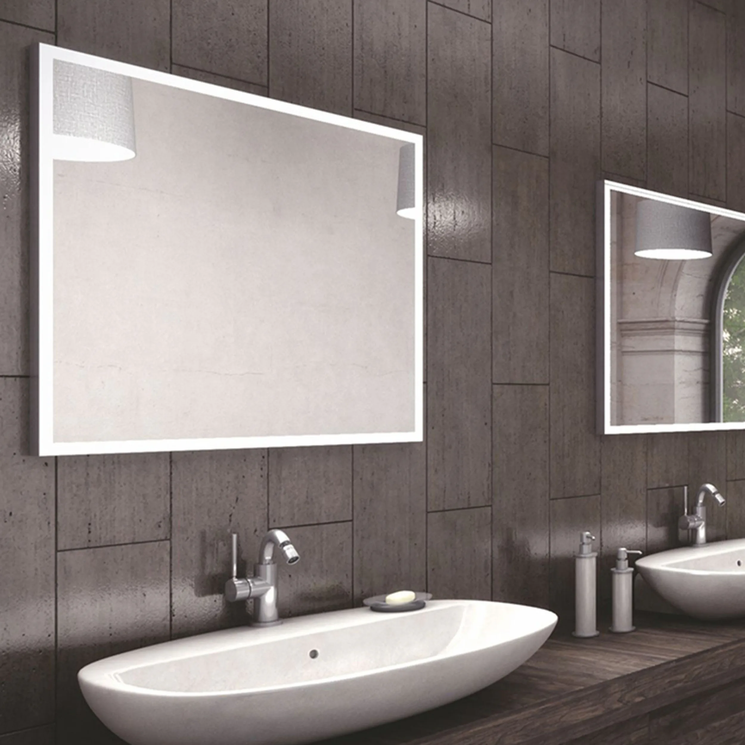 Spegel Vidi Evo med LED-belysning