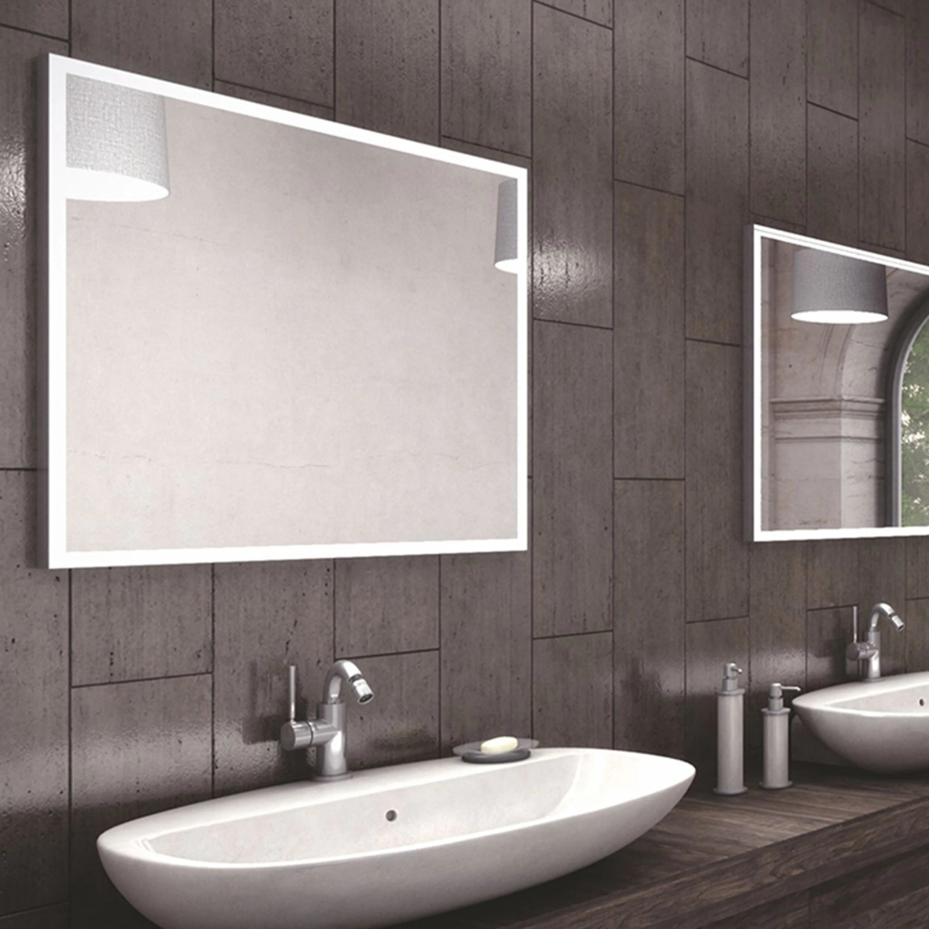 Spegel Vidi Evo med LED-belysning