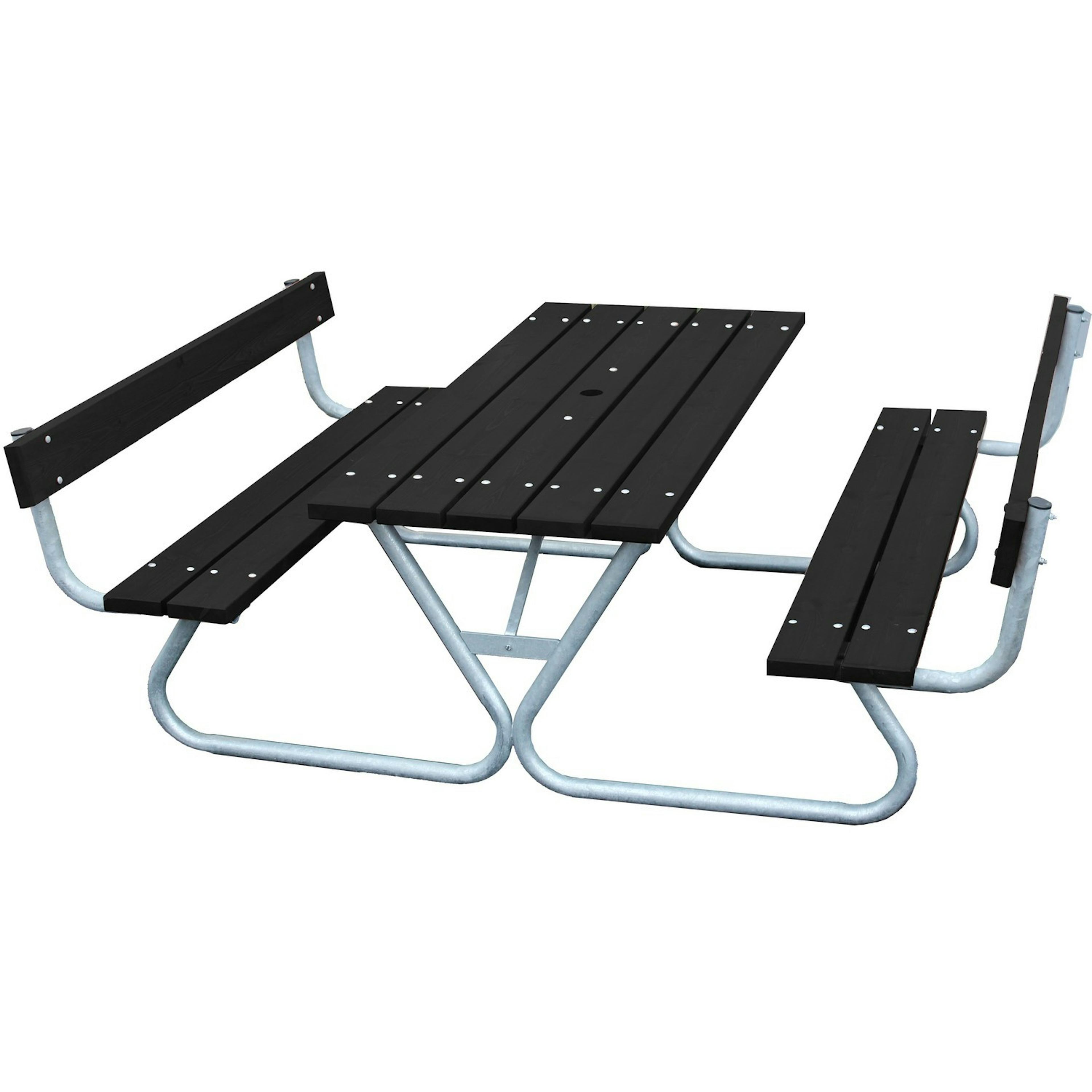 Bänkbord Utomhus Eden Wood Robust med Rygg