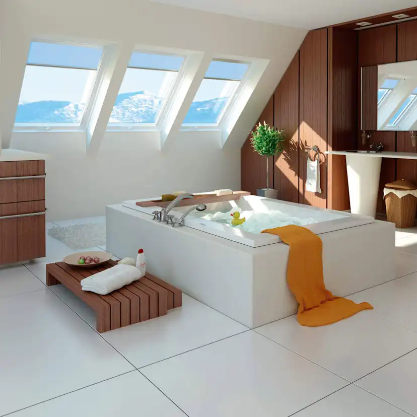 Takfönster Fakro PVC Pivåhängt 2-Glas Lagerfört