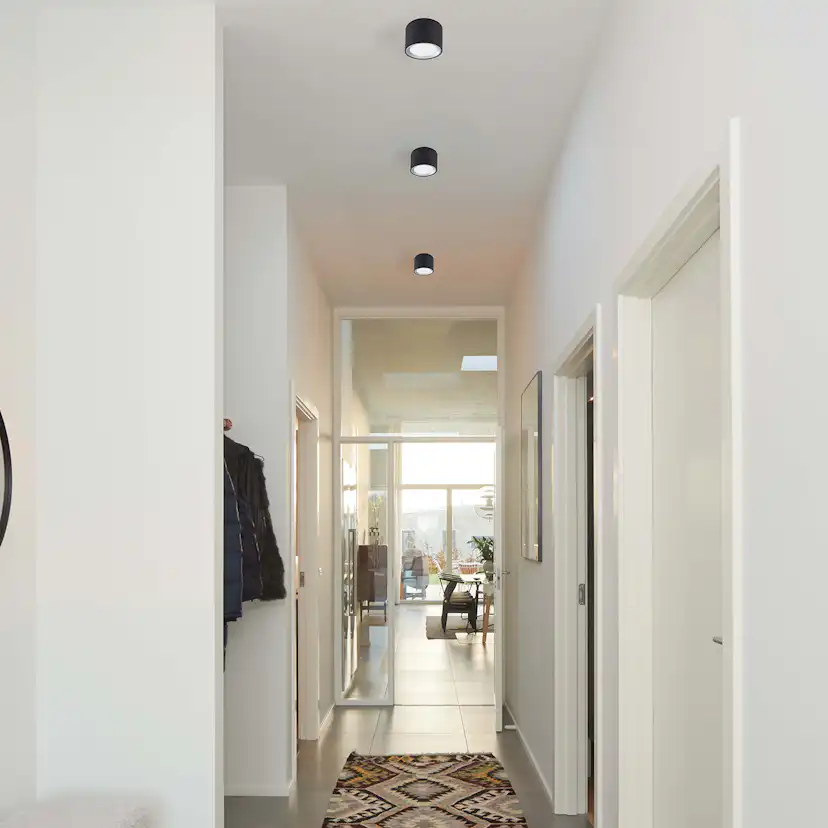 Takspotlight Nordlux Fallon LED Taklampa Svart Metall