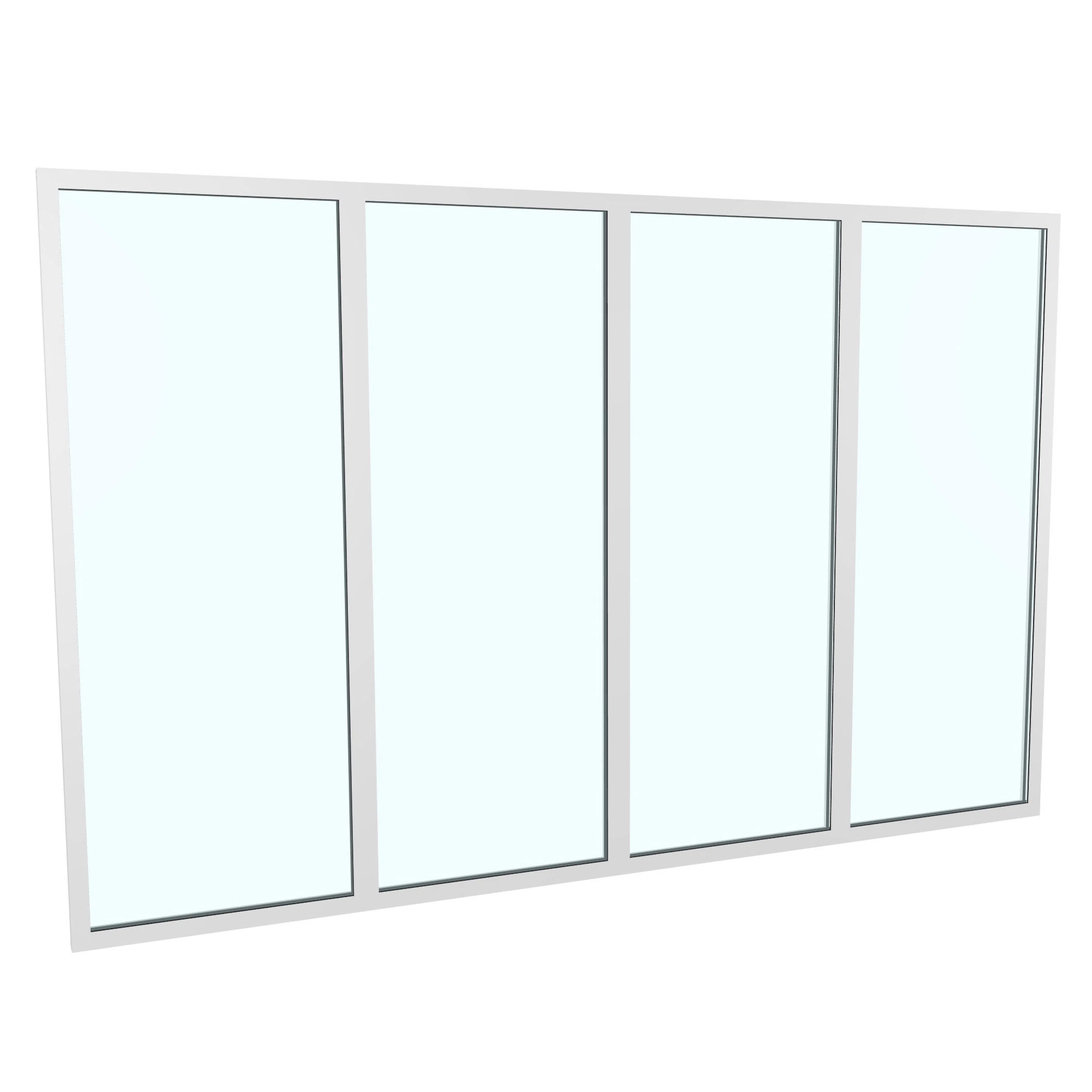 Fast Väggparti Landskap Robust Året runt 4-del