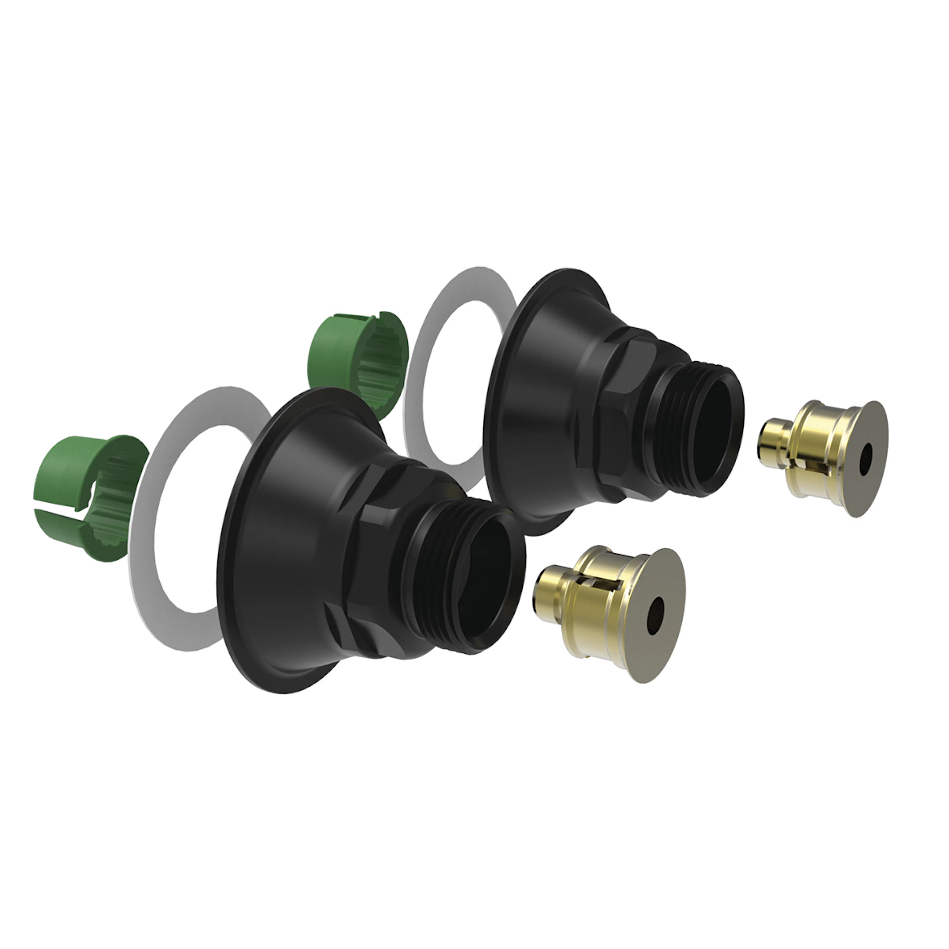 Blandarfäste Vatette Väggenomföringssystem V6 150 cc