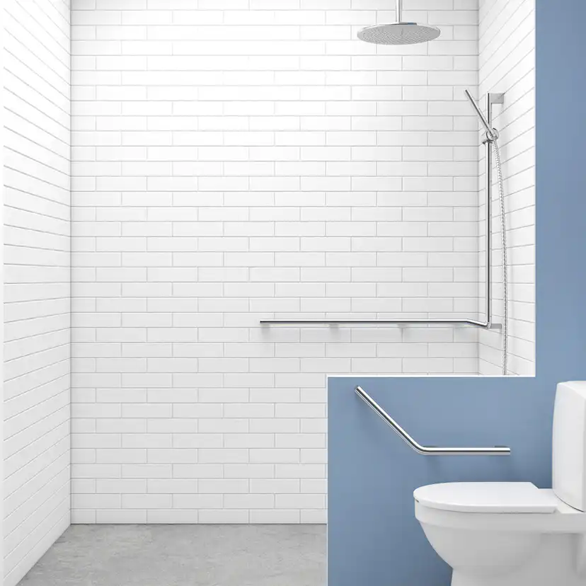 Badkarshandtag Smedbo Living V-formad