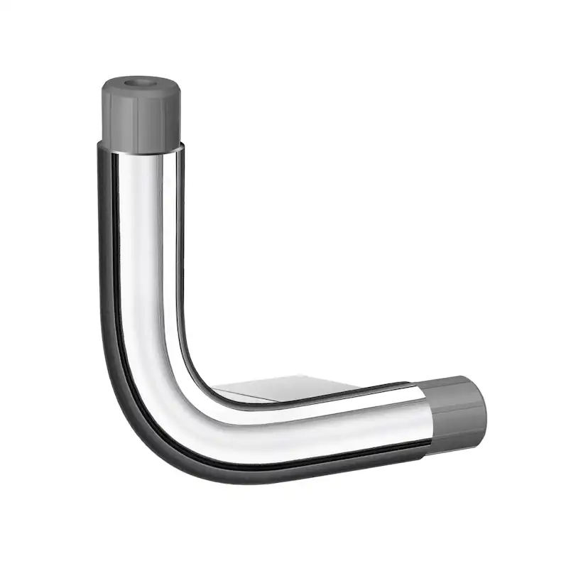 Kopplingsdel Smedbo Living L-Formad Höger till Badkarshandtag