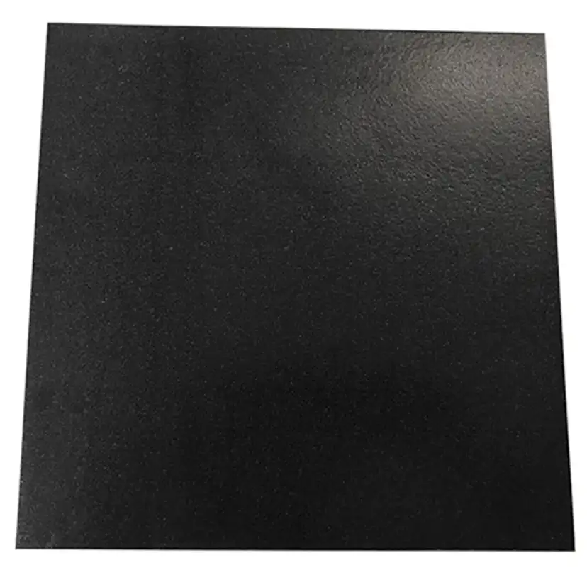 Granitplatta Stencentralen Absolute Black Antikborstad 305x305 mm