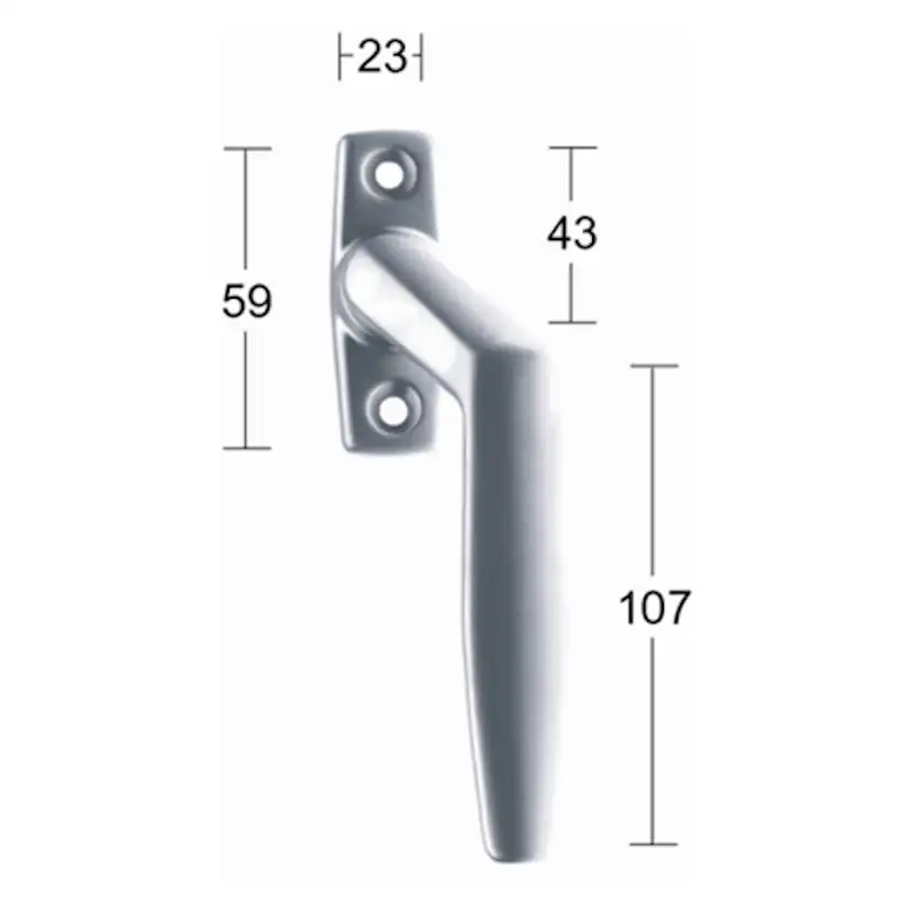 Fönsterhandtag 2162 Habo Krom
