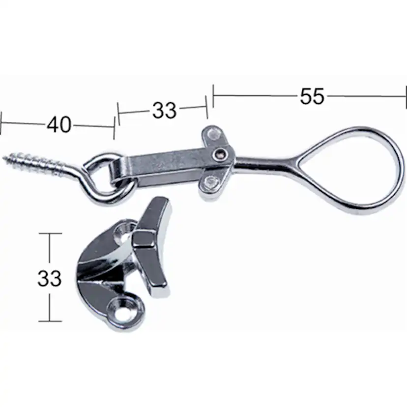 Fönsterlås 280 Habo Nickel