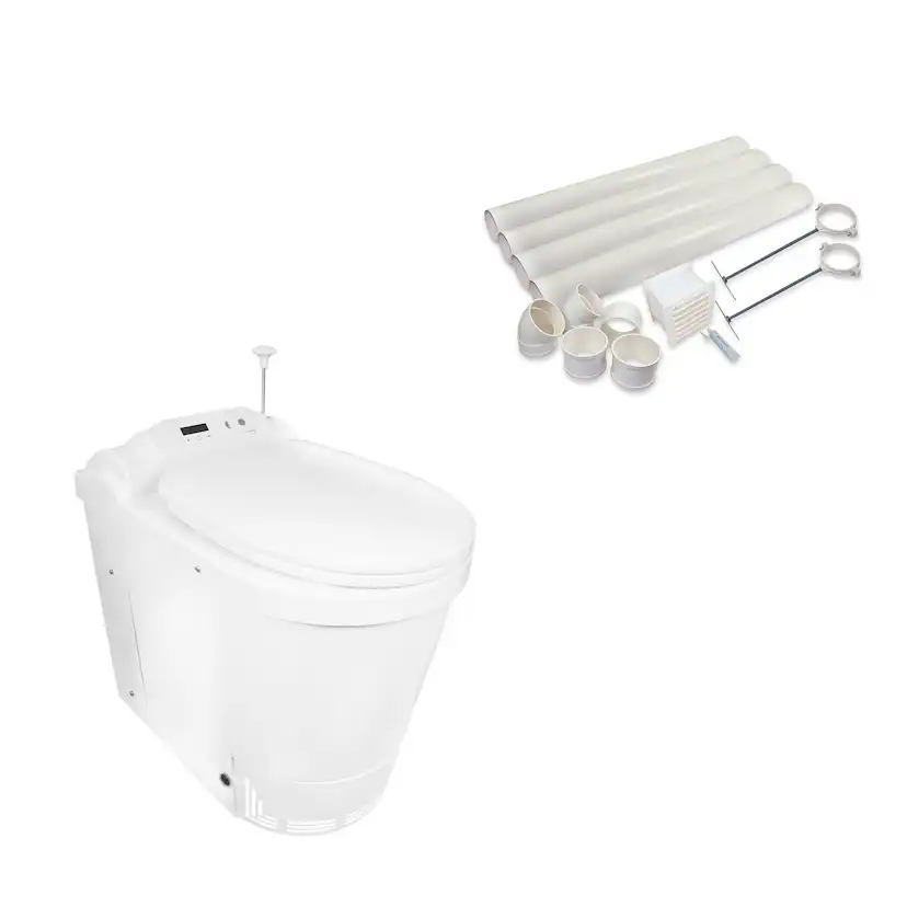 Förbränningstoalett Separett Family II med Ventilationspaket