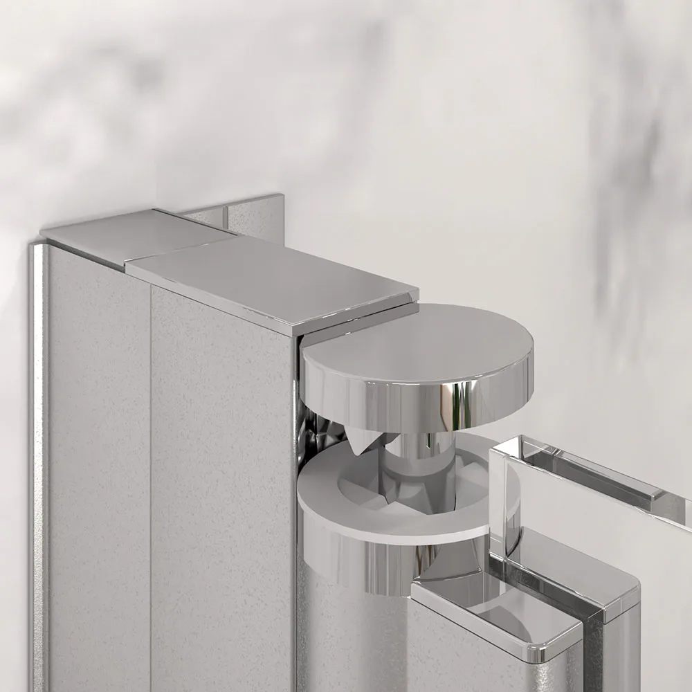 Distansprofil Hietakari för Duschvägg Forma Vändbar/Vikbar Svart